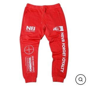 SNIPER GANG JOGGERS ( Red ) 3XL